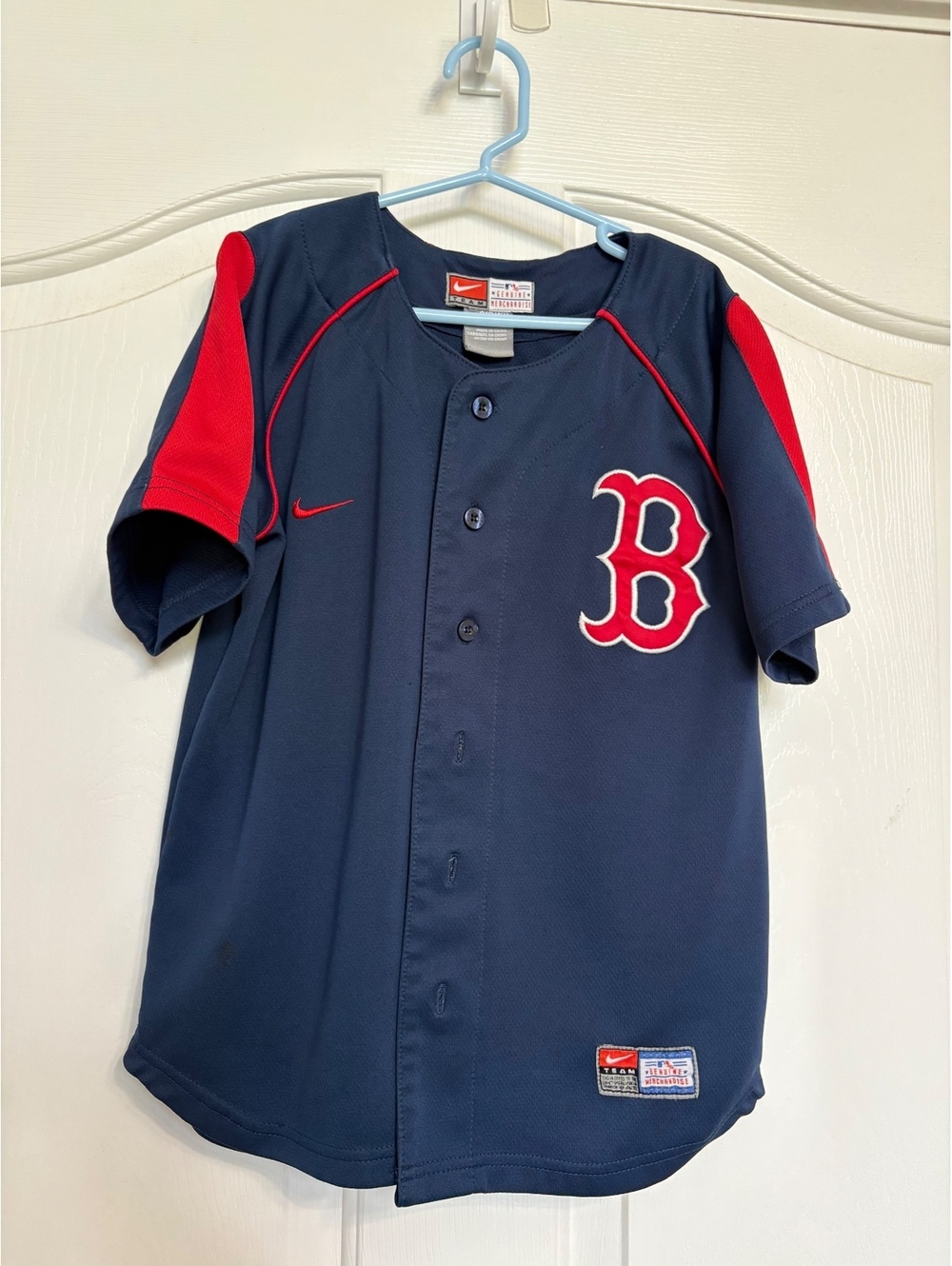 Boys Nike S(8-10) Boston Red Sox Pedroia #15